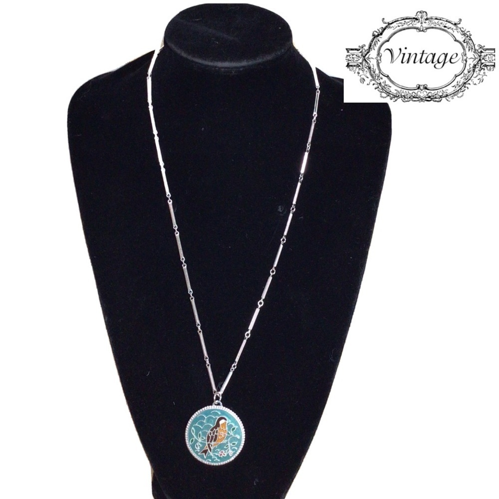 Vintage Sarah Coventry Spring Song Bird Pendant Necklace